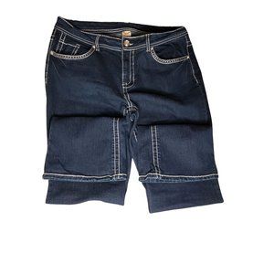 Faded Glory Women's Embellished Jeans 16W Boot Leg Pre-owned